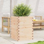 vidaXL Jardinieră de grădină, 50x50x68,5 cm, lemn masiv de pin vidaXL Jardinieră de grădină, 50x50x68,5 cm, lemn masiv de pin