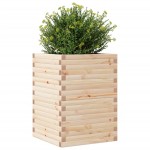vidaXL Jardinieră de grădină, 50x50x68,5 cm, lemn masiv de pin vidaXL Jardinieră de grădină, 50x50x68,5 cm, lemn masiv de pin
