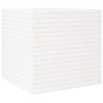 vidaXL Jardinieră de grădină, alb, 70x70x68,5 cm, lemn masiv de pin vidaXL Jardinieră de grădină, alb, 70x70x68,5 cm, lemn masiv de pin