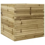 vidaXL Jardinieră de grădină, 70x70x68,5 cm, lemn de pin impregnat vidaXL Jardinieră de grădină, 70x70x68,5 cm, lemn de pin impregnat