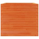 vidaXL Jardinieră grădină, maro ceruit, 80x80x68,5 cm, lemn masiv pin vidaXL Jardinieră grădină, maro ceruit, 80x80x68,5 cm, lemn masiv pin
