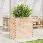 vidaXL Jardinieră de grădină, 70x40x68,5 cm, lemn masiv de pin vidaXL Jardinieră de grădină, 70x40x68,5 cm, lemn masiv de pin