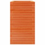 vidaXL Jardinieră grădină, maro ceruit, 70x40x68,5 cm, lemn masiv pin vidaXL Jardinieră grădină, maro ceruit, 70x40x68,5 cm, lemn masiv pin