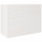 vidaXL Jardinieră de grădină, alb, 90x40x68,5 cm, lemn masiv de pin vidaXL Jardinieră de grădină, alb, 90x40x68,5 cm, lemn masiv de pin