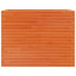 vidaXL Jardinieră grădină, maro ceruit, 90x40x68,5 cm, lemn masiv pin vidaXL Jardinieră grădină, maro ceruit, 90x40x68,5 cm, lemn masiv pin