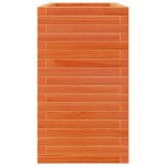vidaXL Jardinieră grădină, maro ceruit, 90x40x68,5 cm, lemn masiv pin vidaXL Jardinieră grădină, maro ceruit, 90x40x68,5 cm, lemn masiv pin
