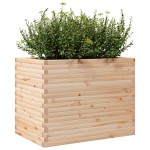 vidaXL Jardinieră de grădină, 90x60x68,5 cm, lemn masiv de pin vidaXL Jardinieră de grădină, 90x60x68,5 cm, lemn masiv de pin