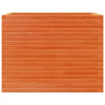 vidaXL Jardinieră grădină, maro ceruit, 90x60x68,5 cm, lemn masiv pin vidaXL Jardinieră grădină, maro ceruit, 90x60x68,5 cm, lemn masiv pin