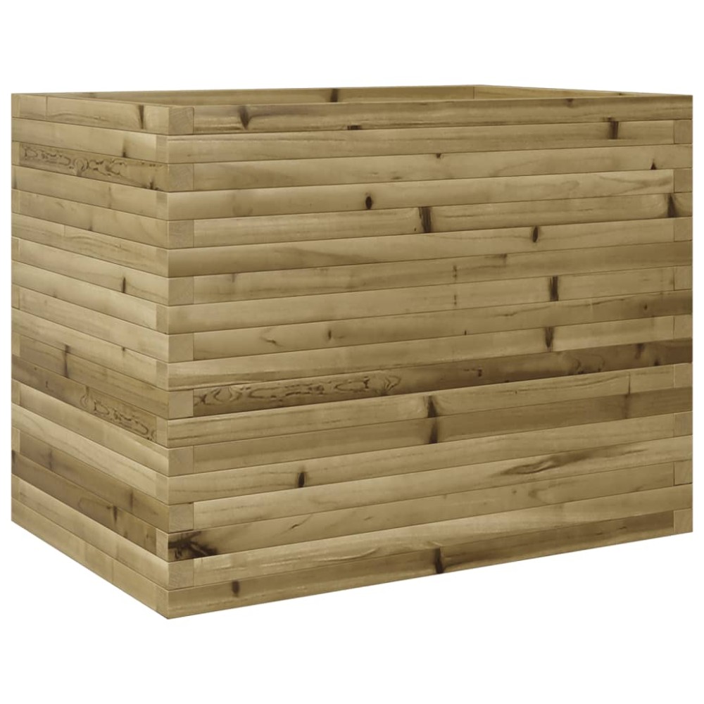vidaXL Jardinieră de grădină, 90x60x68,5 cm, lemn de pin impregnat