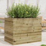 vidaXL Jardinieră de grădină, 90x60x68,5 cm, lemn de pin impregnat vidaXL Jardinieră de grădină, 90x60x68,5 cm, lemn de pin impregnat