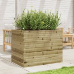 vidaXL Jardinieră de grădină, 90x60x68,5 cm, lemn de pin impregnat vidaXL Jardinieră de grădină, 90x60x68,5 cm, lemn de pin impregnat