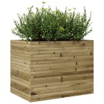 vidaXL Jardinieră de grădină, 90x60x68,5 cm, lemn de pin impregnat vidaXL Jardinieră de grădină, 90x60x68,5 cm, lemn de pin impregnat
