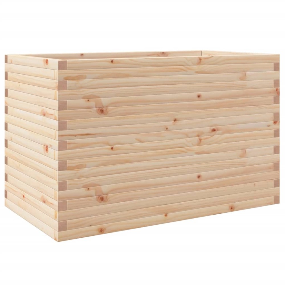 vidaXL Jardinieră de grădină, 110x60x68,5 cm, lemn masiv de pin