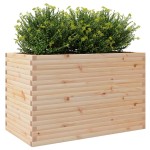 vidaXL Jardinieră de grădină, 110x60x68,5 cm, lemn masiv de pin vidaXL Jardinieră de grădină, 110x60x68,5 cm, lemn masiv de pin