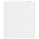 vidaXL Jardinieră de grădină, alb, 110x60x68,5 cm, lemn masiv de pin vidaXL Jardinieră de grădină, alb, 110x60x68,5 cm, lemn masiv de pin