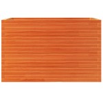 vidaXL Jardinieră grădină, maro ceruit, 110x60x68,5 cm, lemn masiv pin vidaXL Jardinieră grădină, maro ceruit, 110x60x68,5 cm, lemn masiv pin