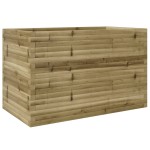 vidaXL Jardinieră de grădină, 110x60x68,5 cm, lemn de pin impregnat vidaXL Jardinieră de grădină, 110x60x68,5 cm, lemn de pin impregnat