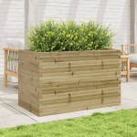 vidaXL Jardinieră de grădină, 110x60x68,5 cm, lemn de pin impregnat vidaXL Jardinieră de grădină, 110x60x68,5 cm, lemn de pin impregnat