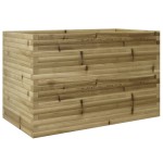 vidaXL Jardinieră de grădină, 110x60x68,5 cm, lemn de pin impregnat vidaXL Jardinieră de grădină, 110x60x68,5 cm, lemn de pin impregnat