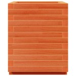 vidaXL Jardinieră grădină, maro ceruit, 40x40x49,5 cm, lemn masiv pin vidaXL Jardinieră grădină, maro ceruit, 40x40x49,5 cm, lemn masiv pin