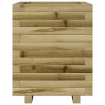 vidaXL Jardinieră de grădină, 40x40x49,5 cm, lemn de pin impregnat