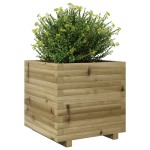 vidaXL Jardinieră de grădină, 50x50x49,5 cm, lemn de pin impregnat vidaXL Jardinieră de grădină, 50x50x49,5 cm, lemn de pin impregnat