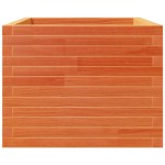 vidaXL Jardinieră grădină, maro ceruit, 60x60x49,5 cm, lemn masiv pin vidaXL Jardinieră grădină, maro ceruit, 60x60x49,5 cm, lemn masiv pin