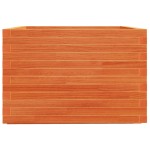 vidaXL Jardinieră grădină, maro ceruit, 70x70x49,5 cm, lemn masiv pin vidaXL Jardinieră grădină, maro ceruit, 70x70x49,5 cm, lemn masiv pin