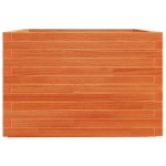 vidaXL Jardinieră grădină, maro ceruit, 70x70x49,5 cm, lemn masiv pin vidaXL Jardinieră grădină, maro ceruit, 70x70x49,5 cm, lemn masiv pin