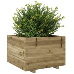 vidaXL Jardinieră de grădină, 70x70x49,5 cm, lemn de pin impregnat vidaXL Jardinieră de grădină, 70x70x49,5 cm, lemn de pin impregnat