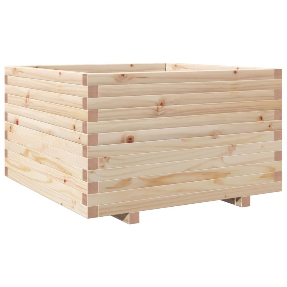 vidaXL Jardinieră de grădină, 80x80x49,5 cm, lemn masiv de pin