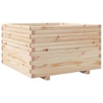 vidaXL Jardinieră de grădină, 80x80x49,5 cm, lemn masiv de pin
