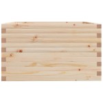 vidaXL Jardinieră de grădină, 80x80x49,5 cm, lemn masiv de pin