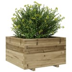 vidaXL Jardinieră de grădină, 80x80x49,5 cm, lemn de pin impregnat vidaXL Jardinieră de grădină, 80x80x49,5 cm, lemn de pin impregnat