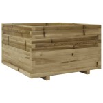 vidaXL Jardinieră de grădină, 80x80x49,5 cm, lemn de pin impregnat vidaXL Jardinieră de grădină, 80x80x49,5 cm, lemn de pin impregnat