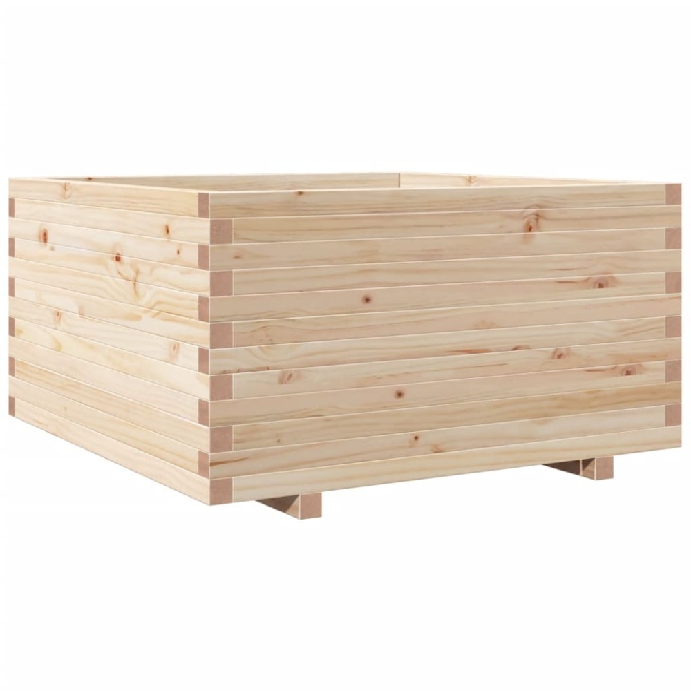 vidaXL Jardinieră de grădină, 90x90x49,5 cm, lemn masiv de pin