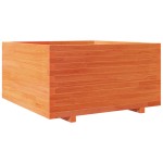 vidaXL Jardinieră grădină, maro ceruit, 90x90x49,5 cm, lemn masiv pin vidaXL Jardinieră grădină, maro ceruit, 90x90x49,5 cm, lemn masiv pin