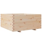 vidaXL Jardinieră de grădină, 100x100x49,5 cm, lemn masiv de pin vidaXL Jardinieră de grădină, 100x100x49,5 cm, lemn masiv de pin