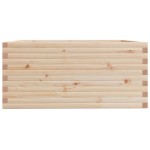 vidaXL Jardinieră de grădină, 100x100x49,5 cm, lemn masiv de pin vidaXL Jardinieră de grădină, 100x100x49,5 cm, lemn masiv de pin