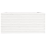 vidaXL Jardinieră de grădină, alb, 100x100x49,5 cm, lemn masiv de pin vidaXL Jardinieră de grădină, alb, 100x100x49,5 cm, lemn masiv de pin
