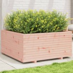 vidaXL Jardinieră de grădină, 100x100x49,5 cm, lemn masiv Douglas vidaXL Jardinieră de grădină, 100x100x49,5 cm, lemn masiv Douglas