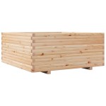vidaXL Jardinieră de grădină, 110x110x49,5 cm, lemn masiv de pin