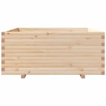 vidaXL Jardinieră de grădină, 110x110x49,5 cm, lemn masiv de pin