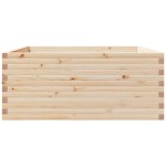 vidaXL Jardinieră de grădină, 110x110x49,5 cm, lemn masiv de pin