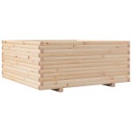 vidaXL Jardinieră de grădină, 110x110x49,5 cm, lemn masiv de pin