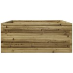 vidaXL Jardinieră de grădină, 110x110x49,5 cm, lemn de pin impregnat