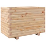 vidaXL Jardinieră de grădină, 70x40x49,5 cm, lemn masiv de pin vidaXL Jardinieră de grădină, 70x40x49,5 cm, lemn masiv de pin