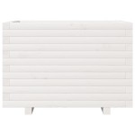 vidaXL Jardinieră de grădină, alb, 70x40x49,5 cm, lemn masiv de pin vidaXL Jardinieră de grădină, alb, 70x40x49,5 cm, lemn masiv de pin