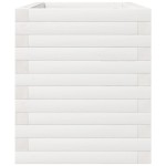 vidaXL Jardinieră de grădină, alb, 70x40x49,5 cm, lemn masiv de pin vidaXL Jardinieră de grădină, alb, 70x40x49,5 cm, lemn masiv de pin
