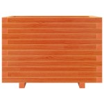 vidaXL Jardinieră grădină, maro ceruit, 70x40x49,5 cm, lemn masiv pin vidaXL Jardinieră grădină, maro ceruit, 70x40x49,5 cm, lemn masiv pin